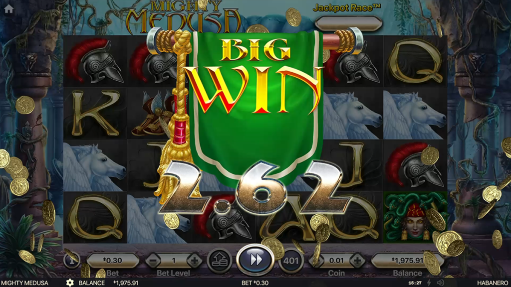 mighty medusa big win