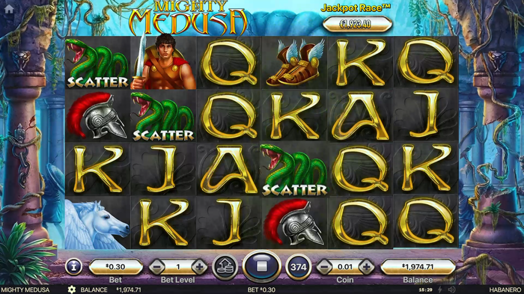 mighty medusa bonus trigger