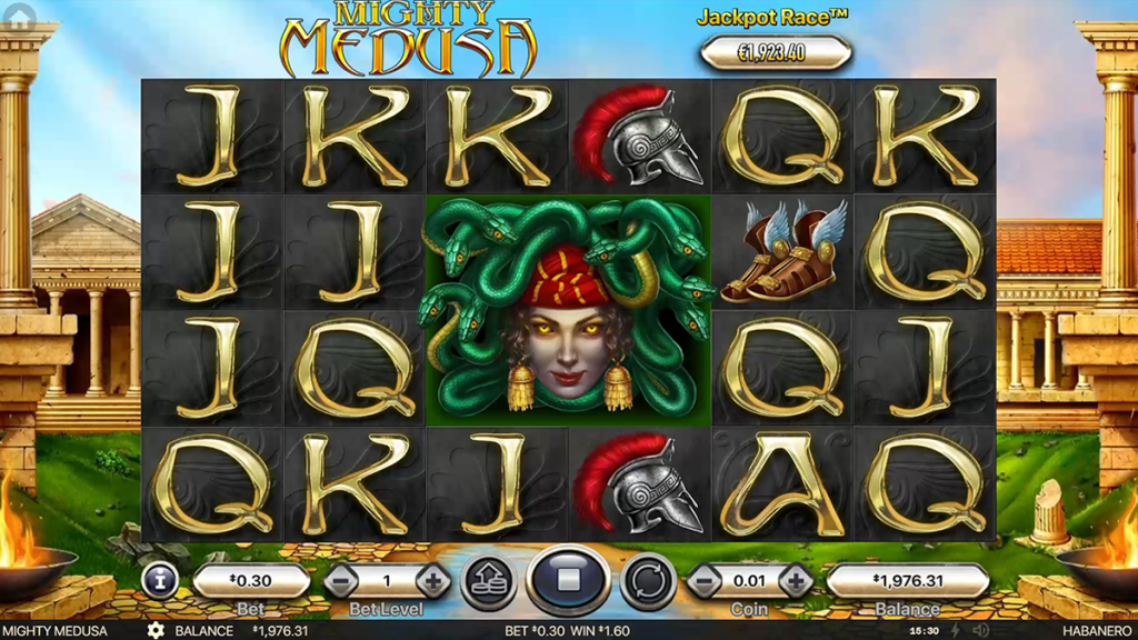 mighty medusa during bonus