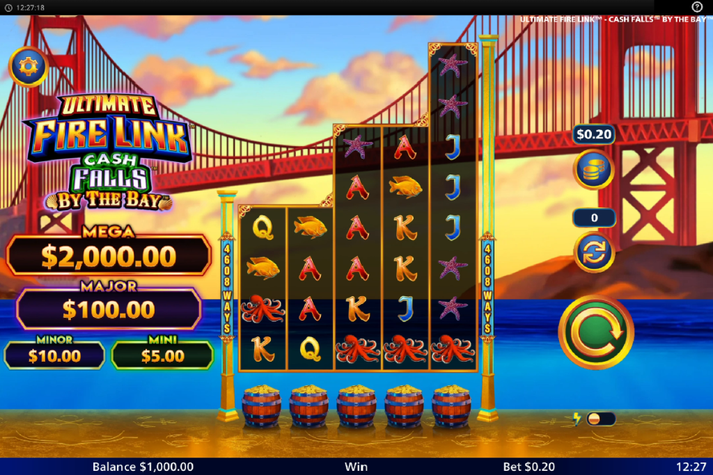 ultimate fire link cash fall by the bay normal
