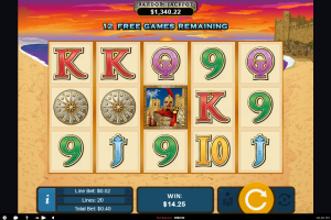 Achilles free spins bonus with the special background and expanded Greek-themed symbols