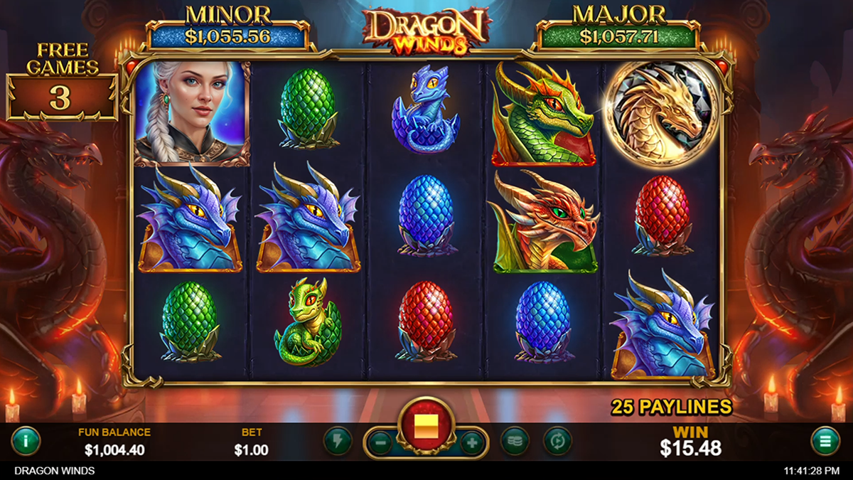 Dragon Winds bonus trigger