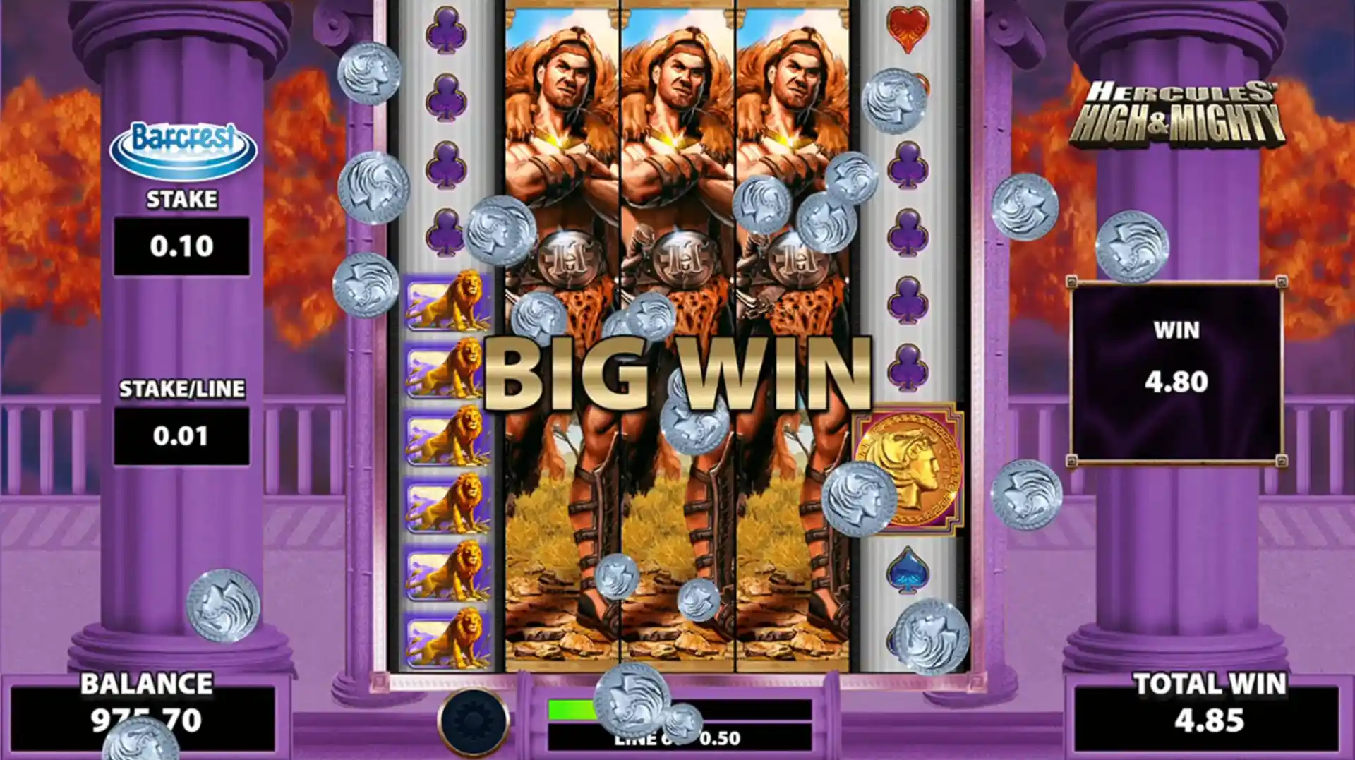 hercules high & mighty big win