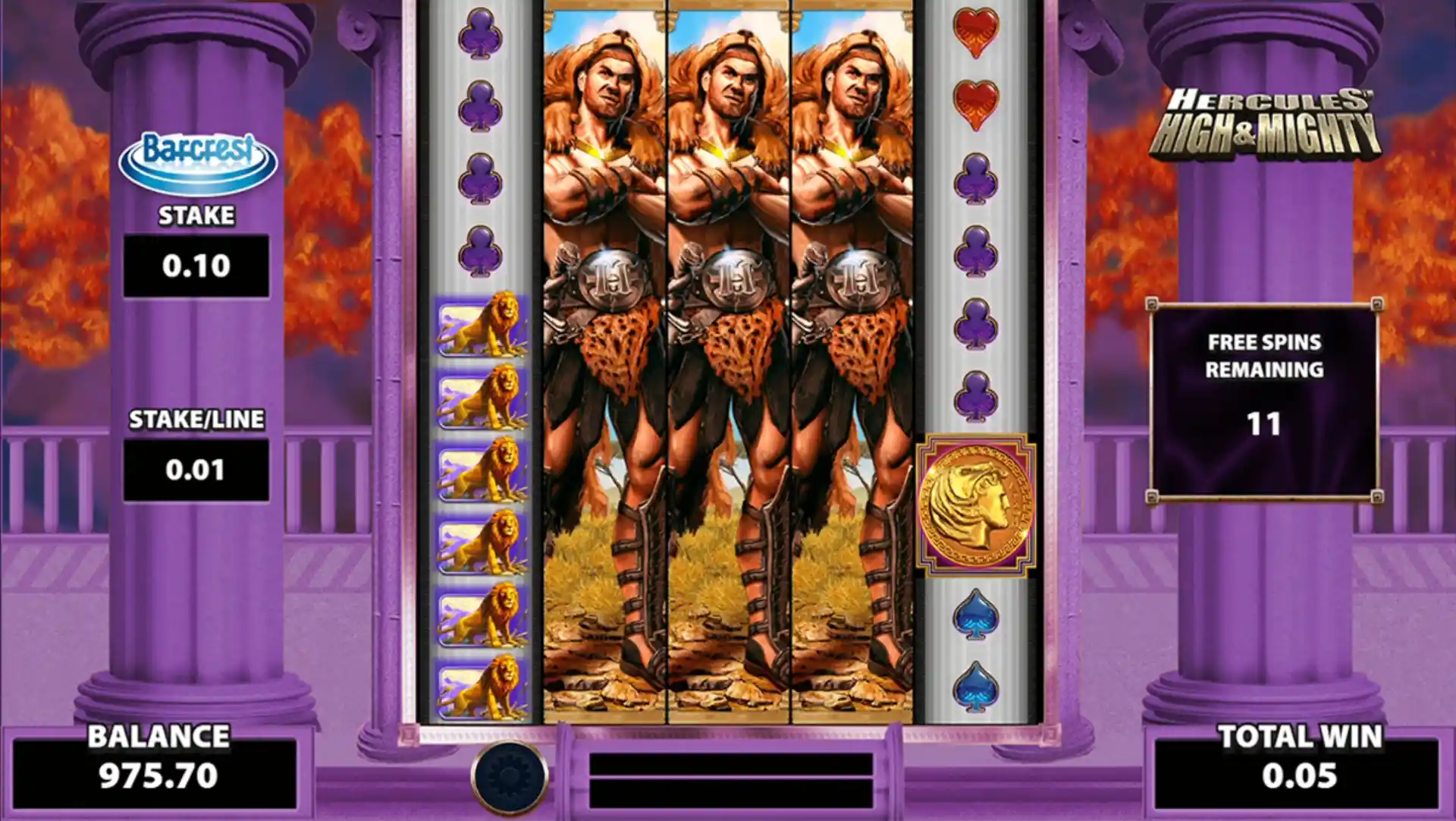 hercules high & mighty bonus round