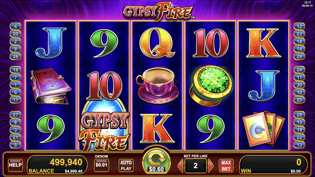 Gypsy Fire slot win