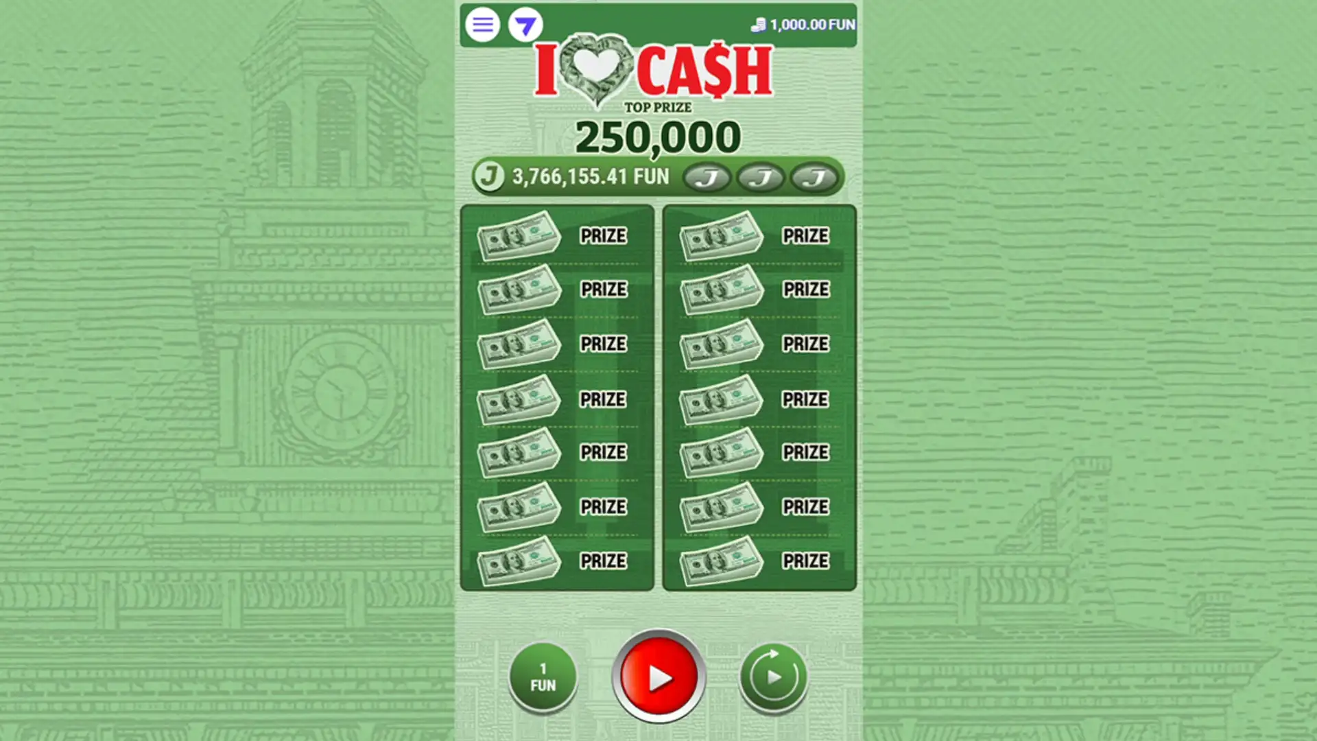 I love cash base game