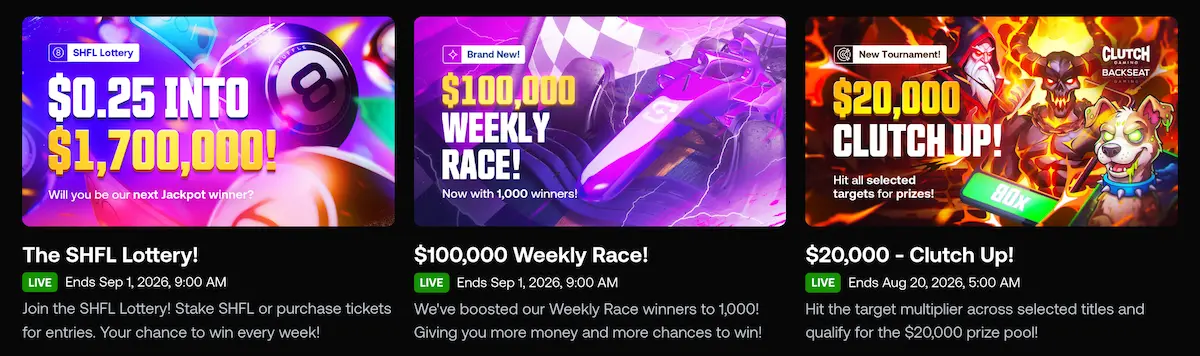 shuffle casino promotions