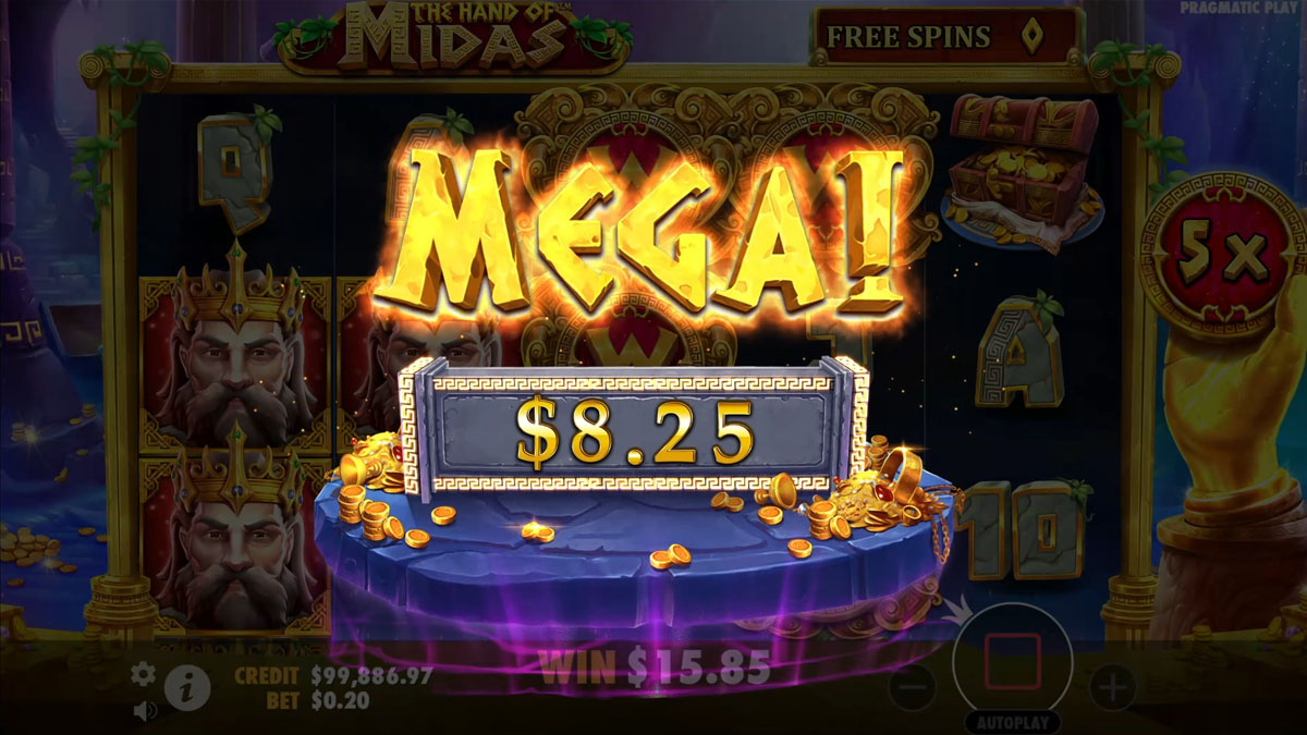 Hand of Midas big win potential