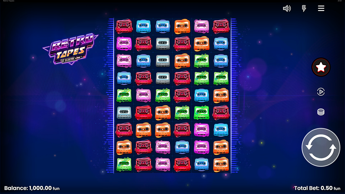 retro tapes slot game