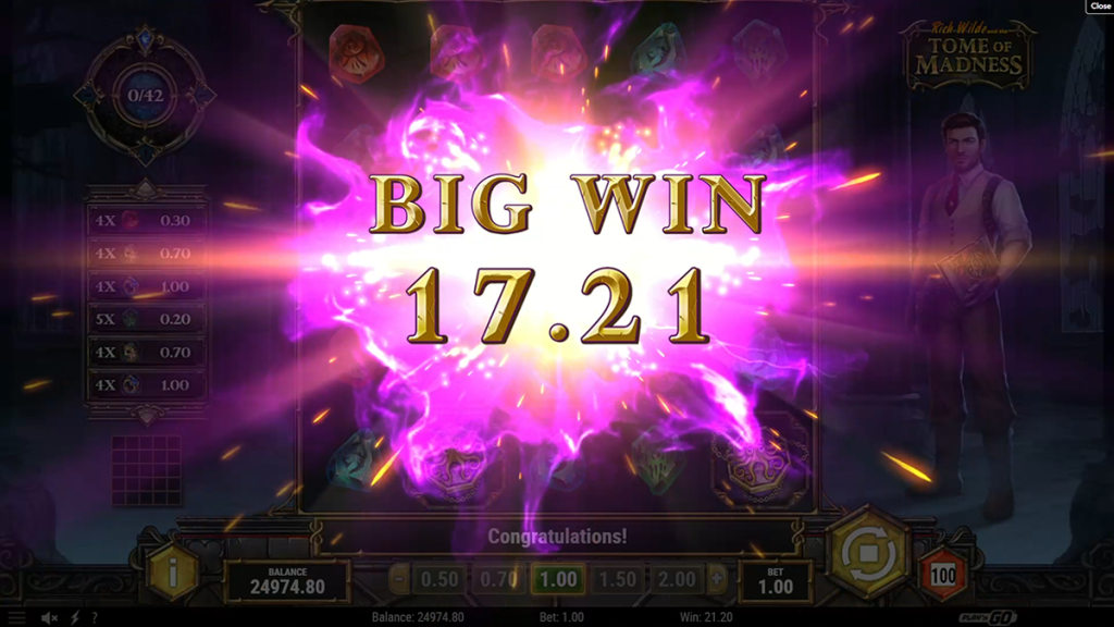 Rich Wilde and the Tome of Madness slot game
