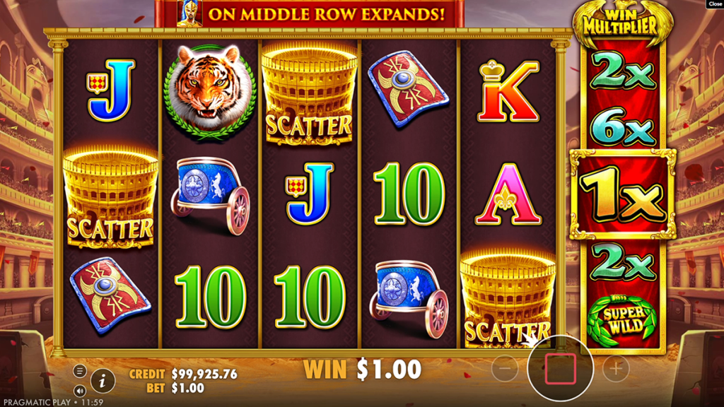 Wild Gladiators slot game