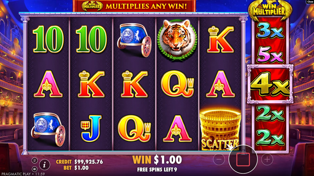 Wild Gladiators slot game
