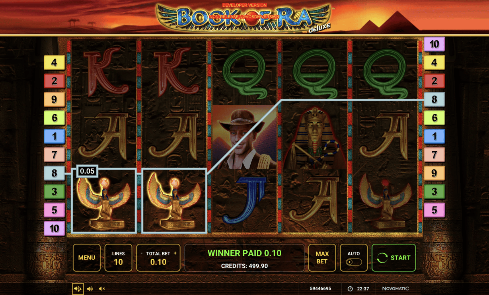 Book Of Ra Deluxe win