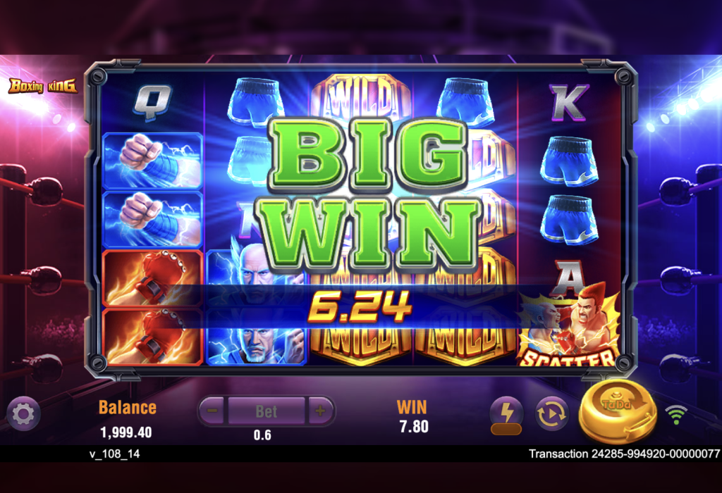 Boxing King big win