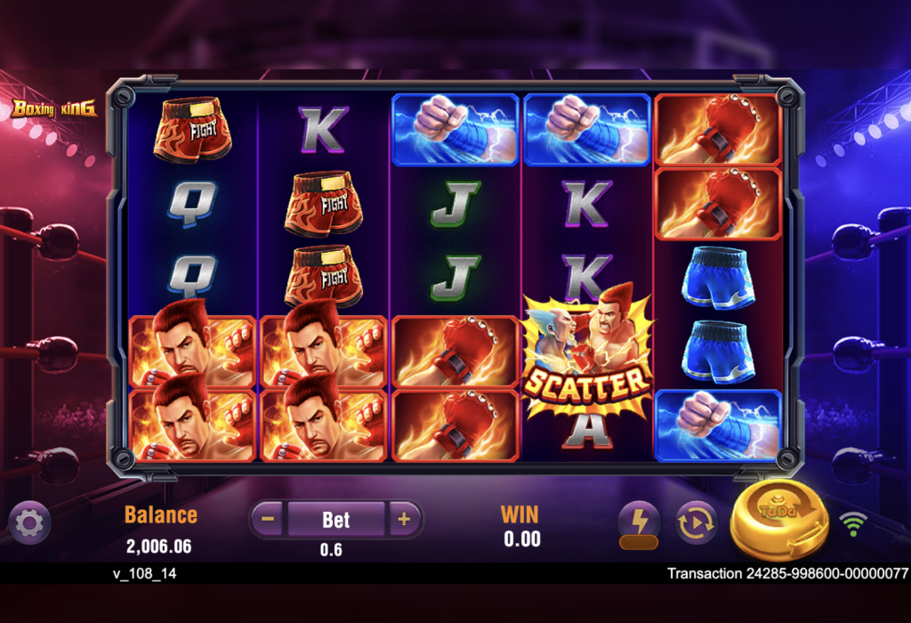Boxing King with scatter symbol
