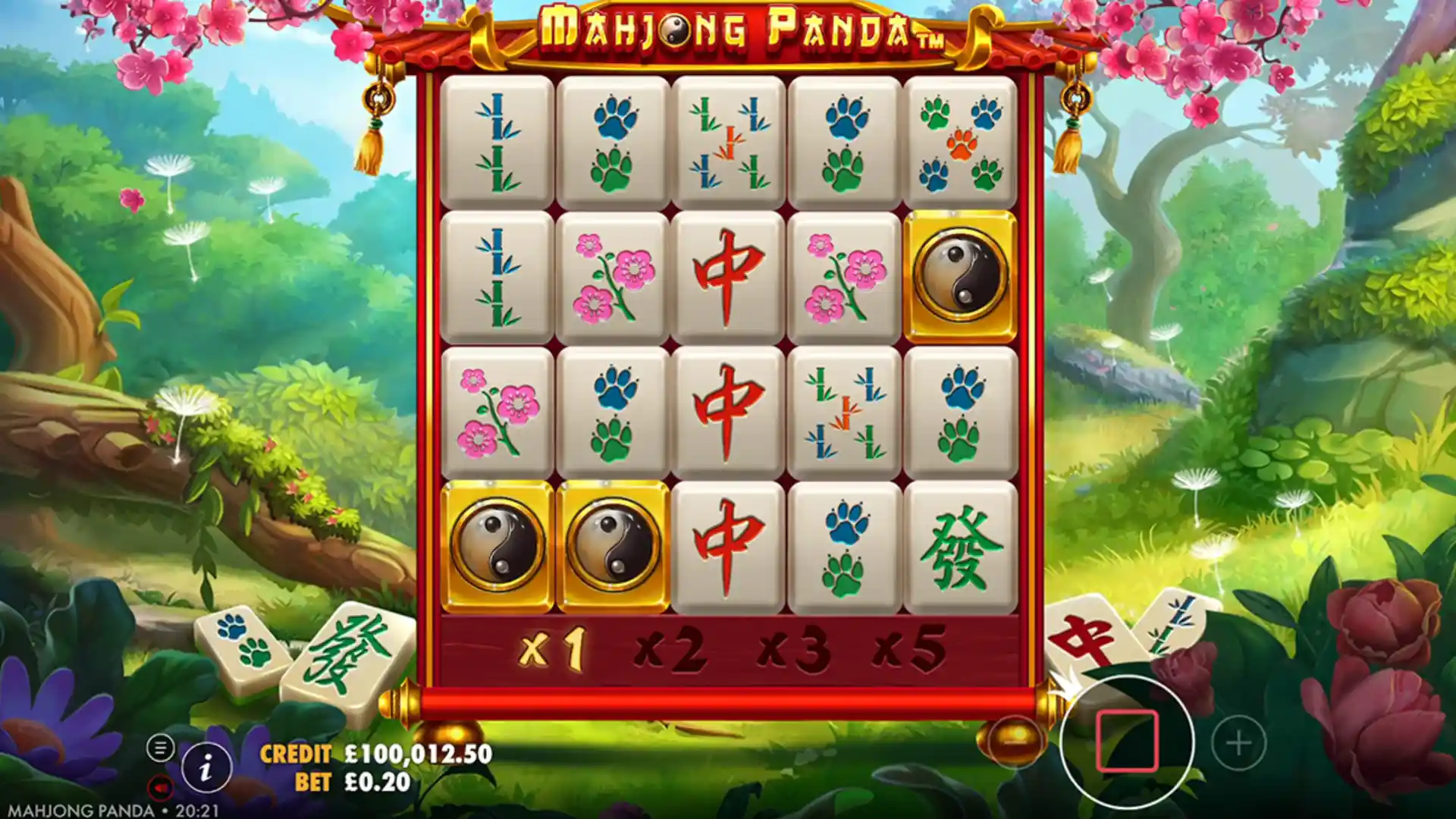 mahjong panda bonus trigger
