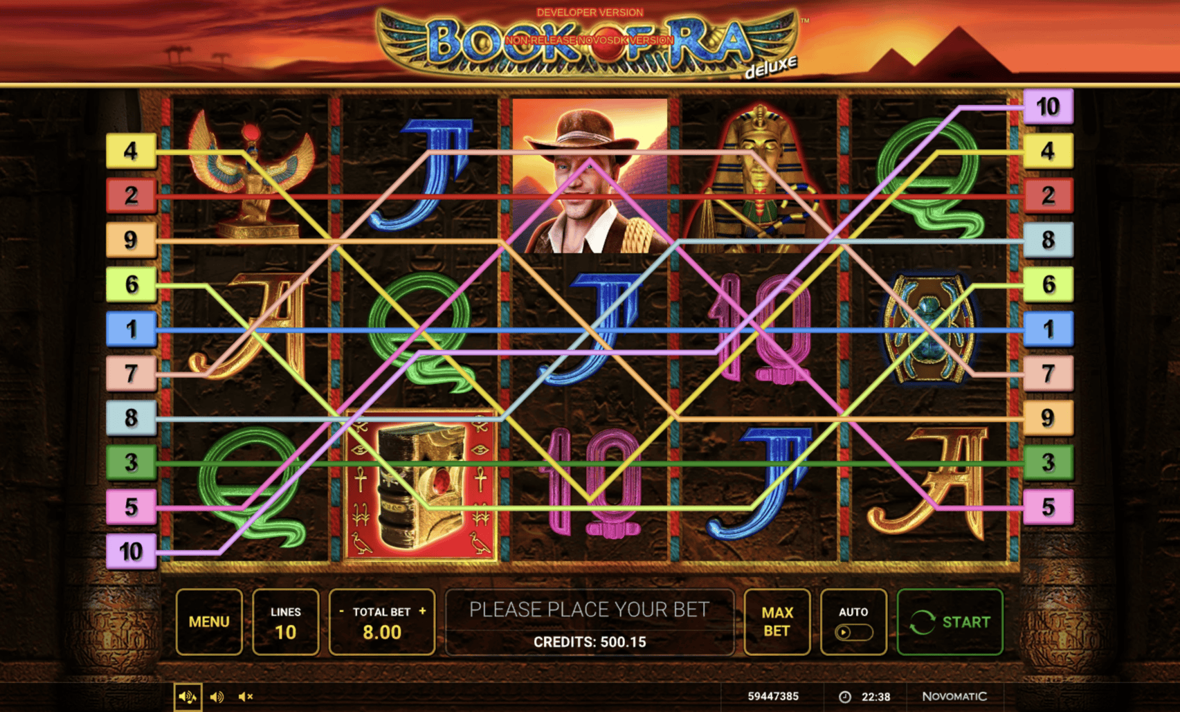 Book Of Ra Deluxe line