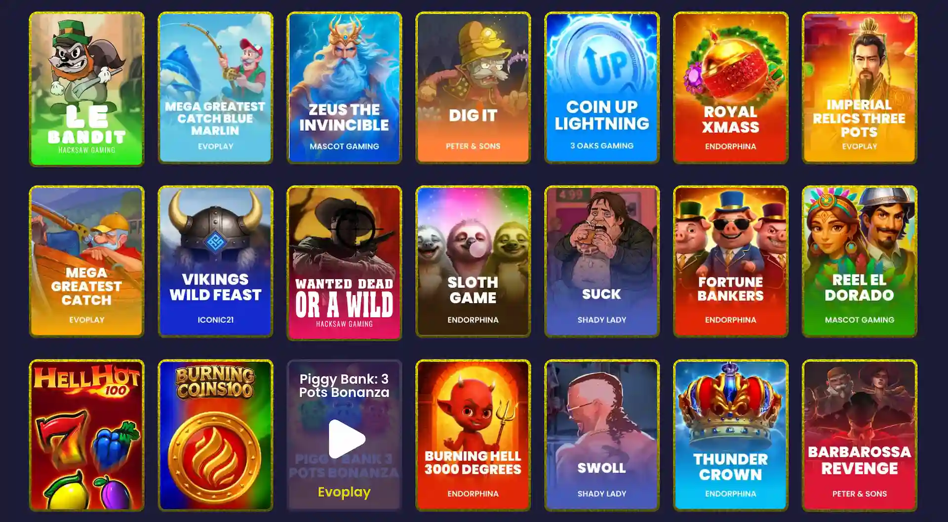 dimesweeps casino slot library