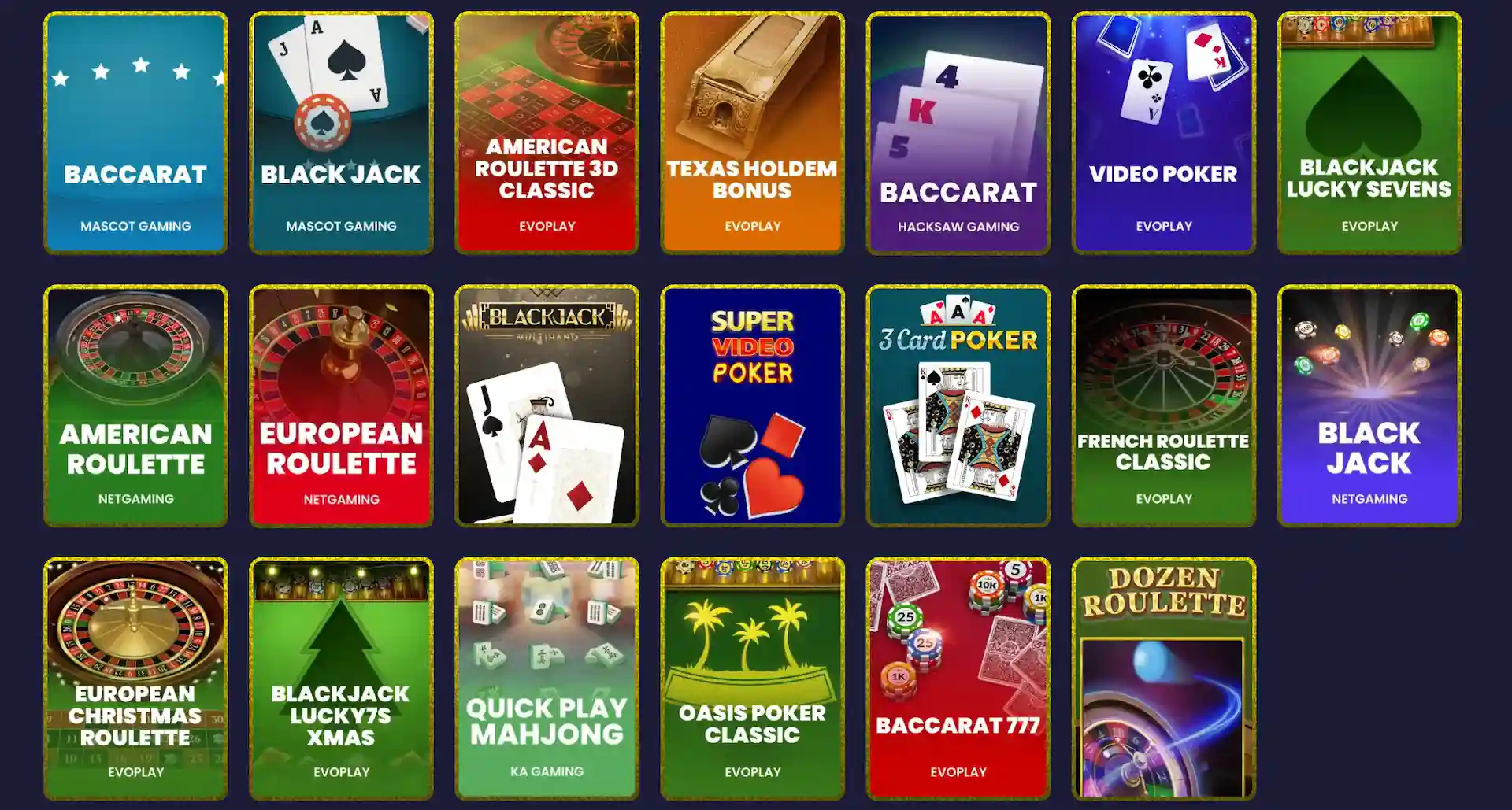 dimesweeps casino table games