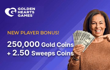 Golden Heart Games Welcome Promo US