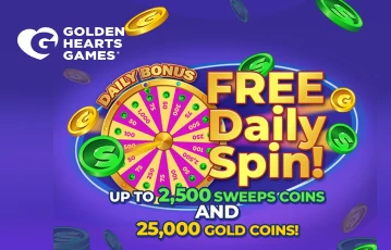 Golden Hearts Games Daily Promo US