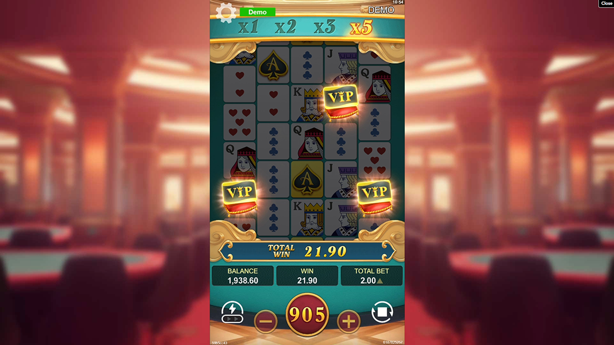 royal ace bonus trigger visible