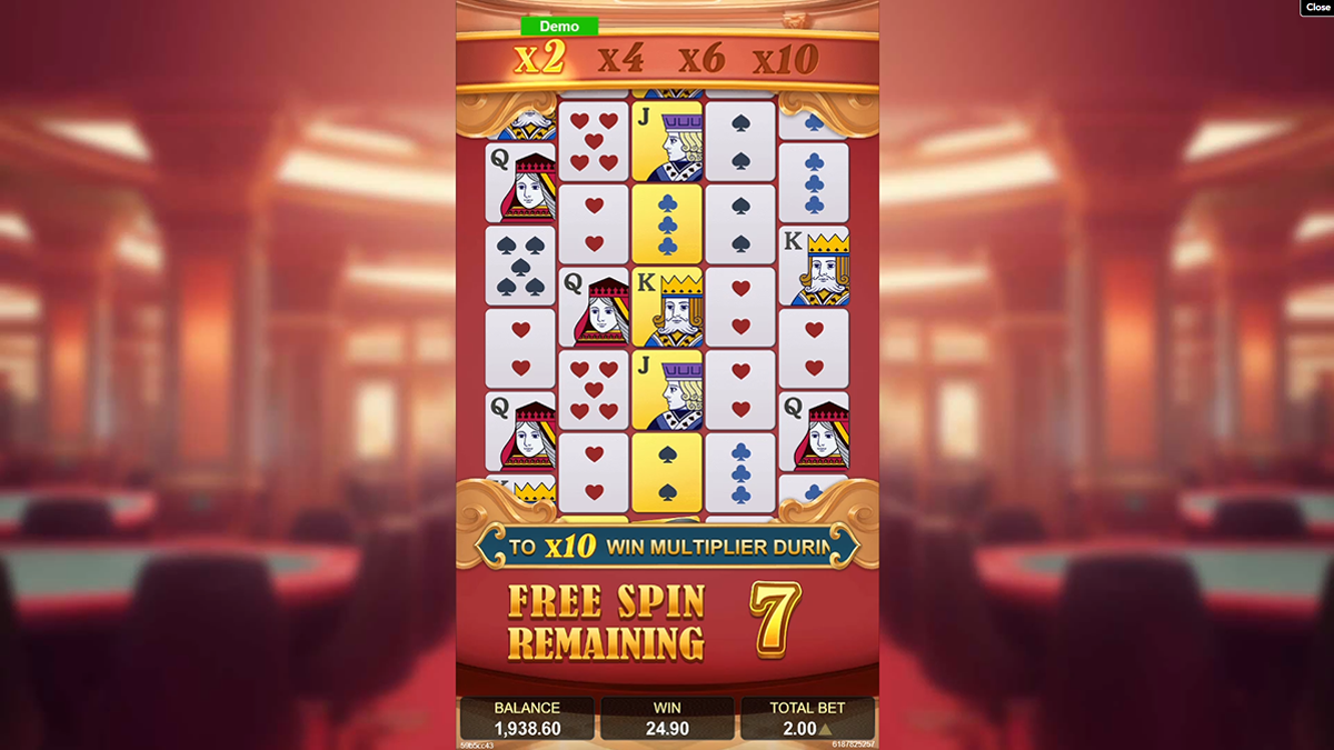 royal ace during bonus