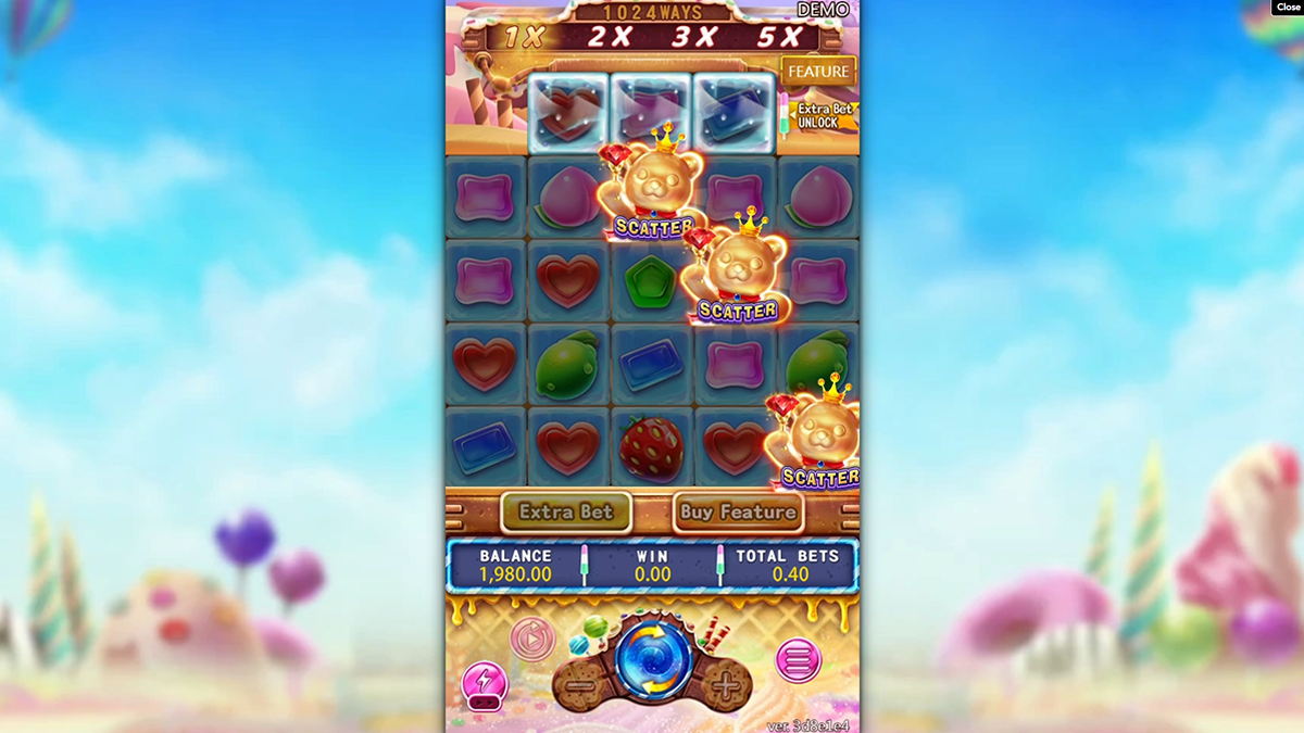 sugar bang bang bonus trigger visible