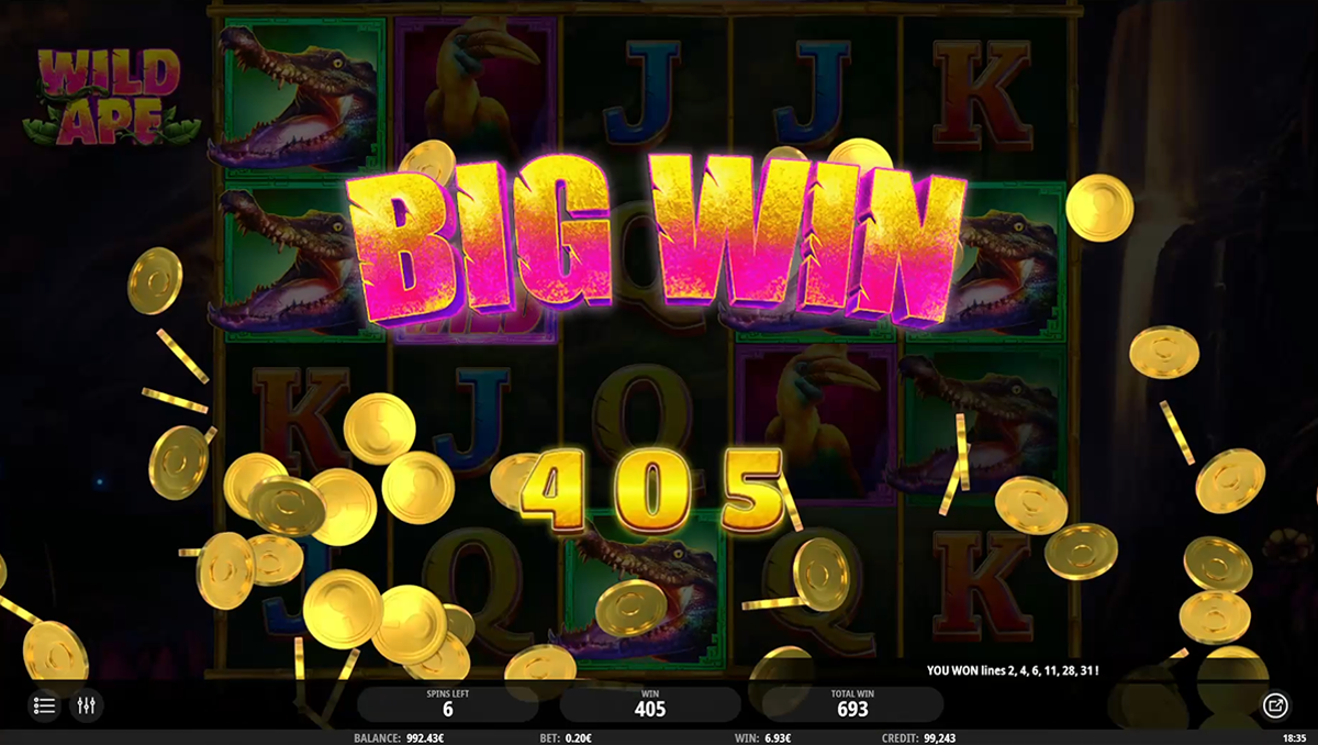 wild ape big win