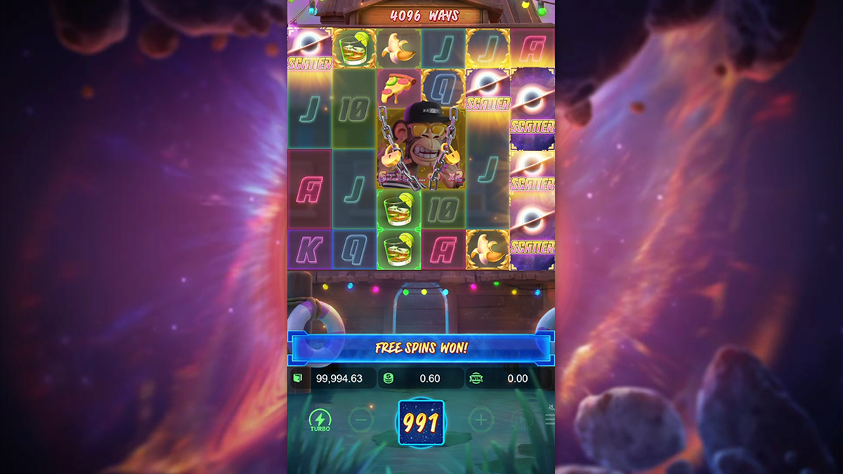 wild ape bonus trigger visible