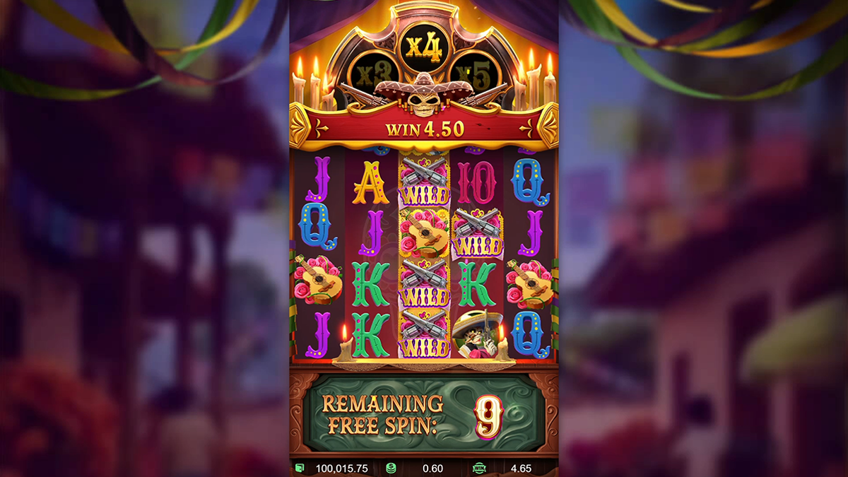wild bandito during bonus