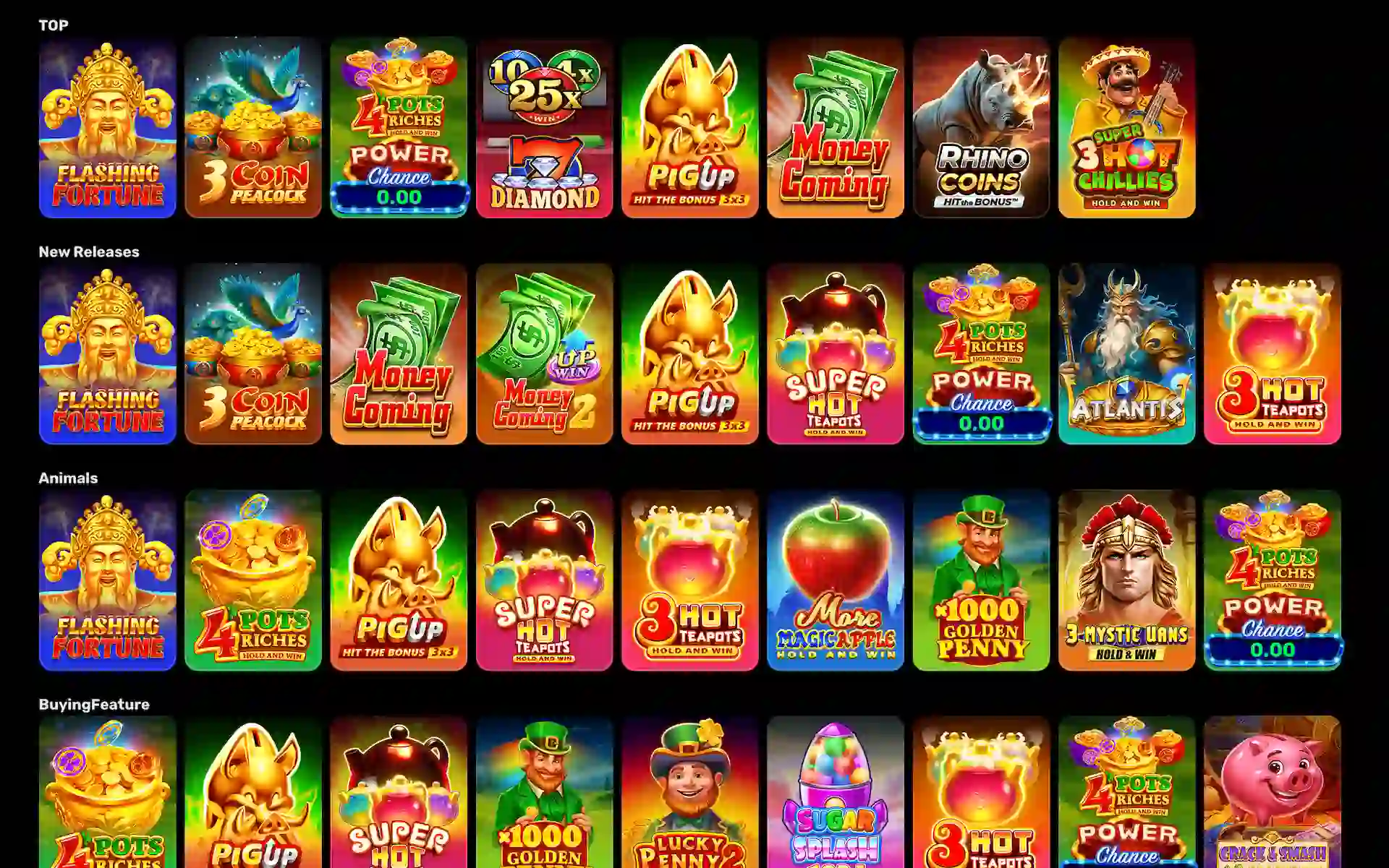 cider casino game library