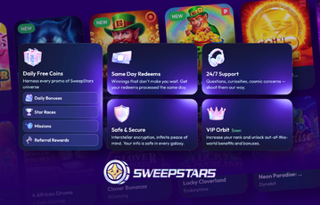 Sweepstars-Bonuses
