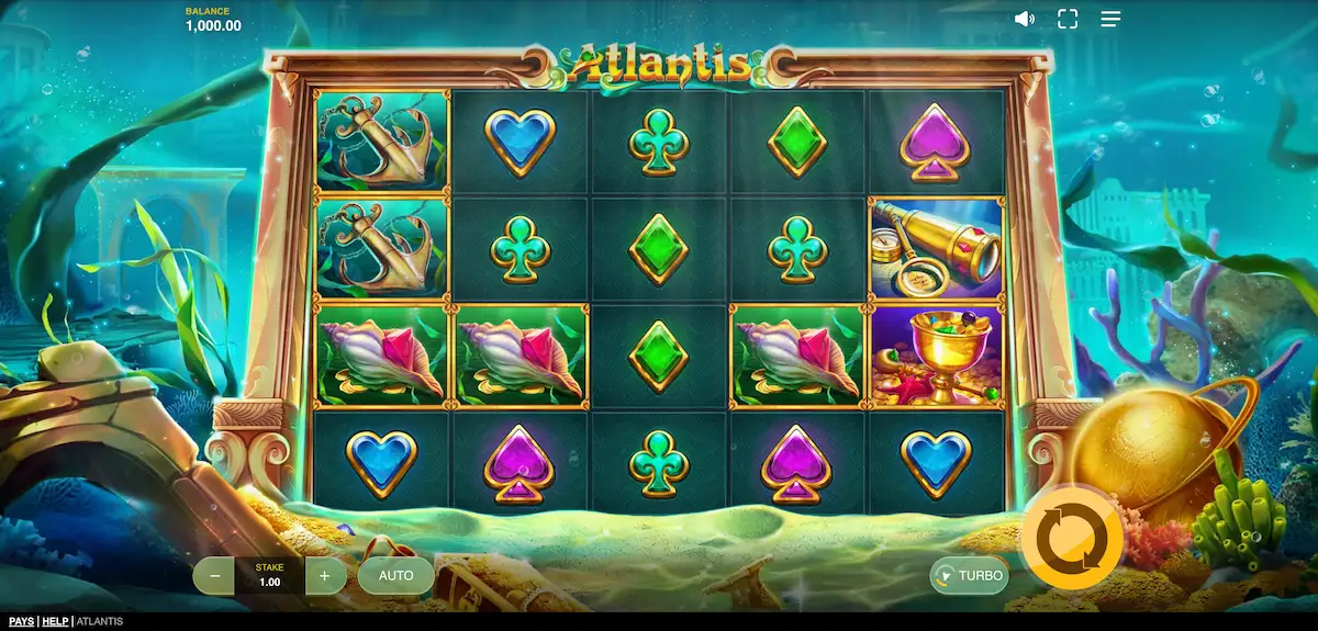atlantis slot basegame