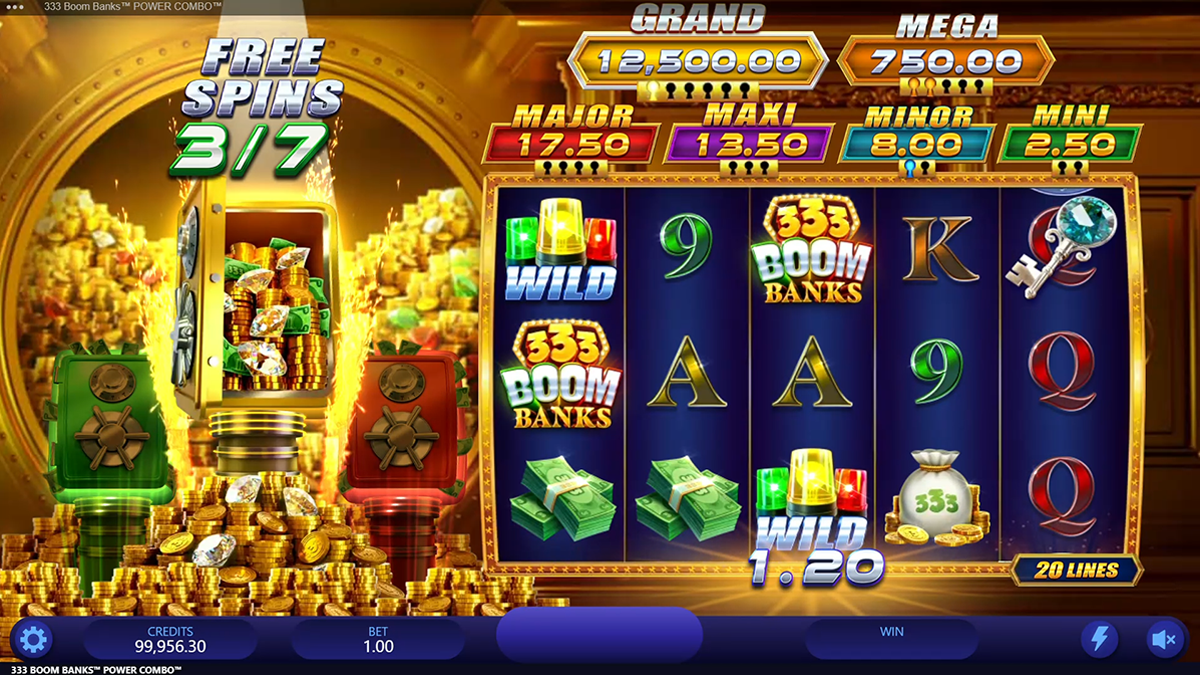 333 boom banks power combo during bonus