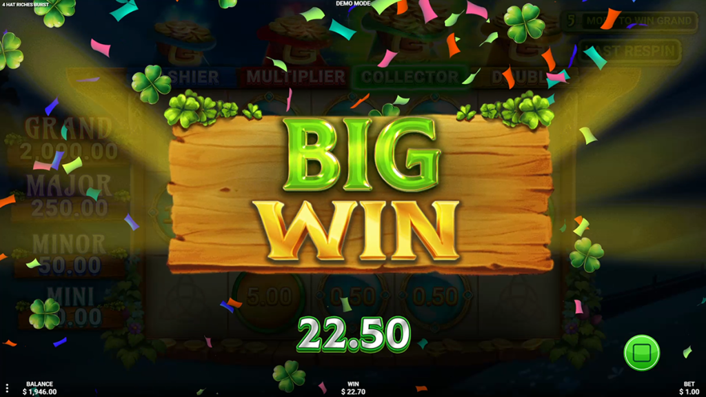 4 Hat Riches Burst slot game