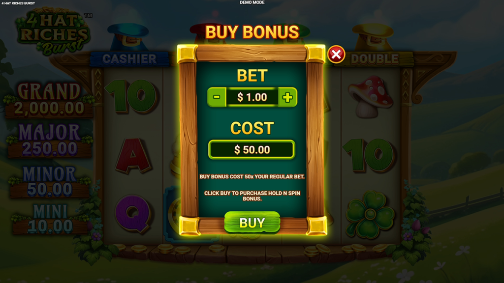 4 Hat Riches Burst slot game
