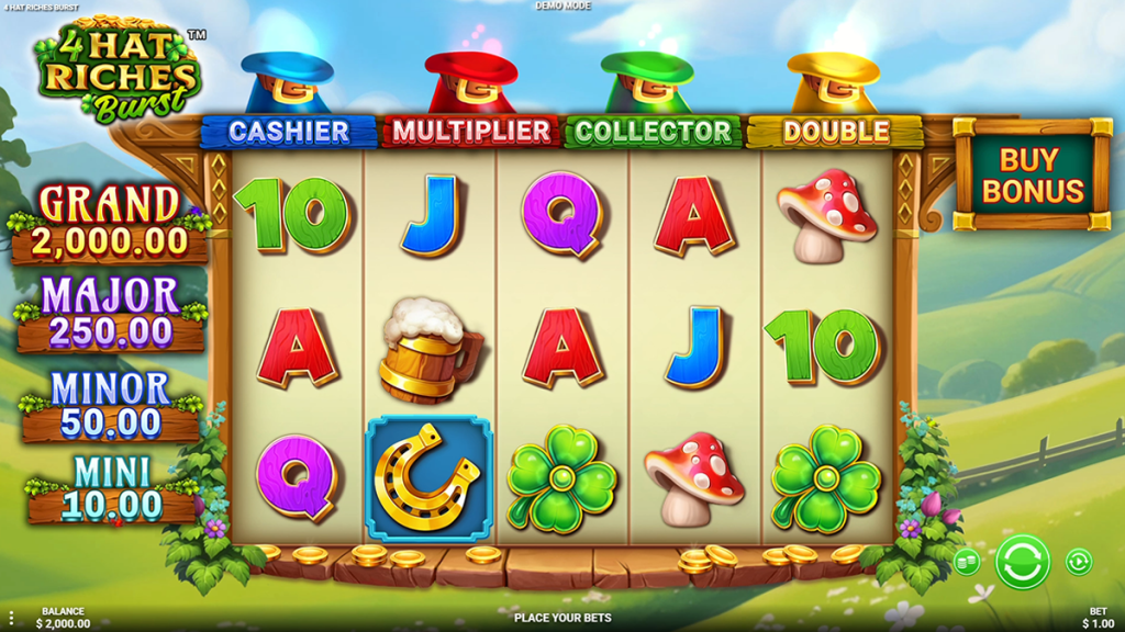 4 Hat Riches Burst slot game