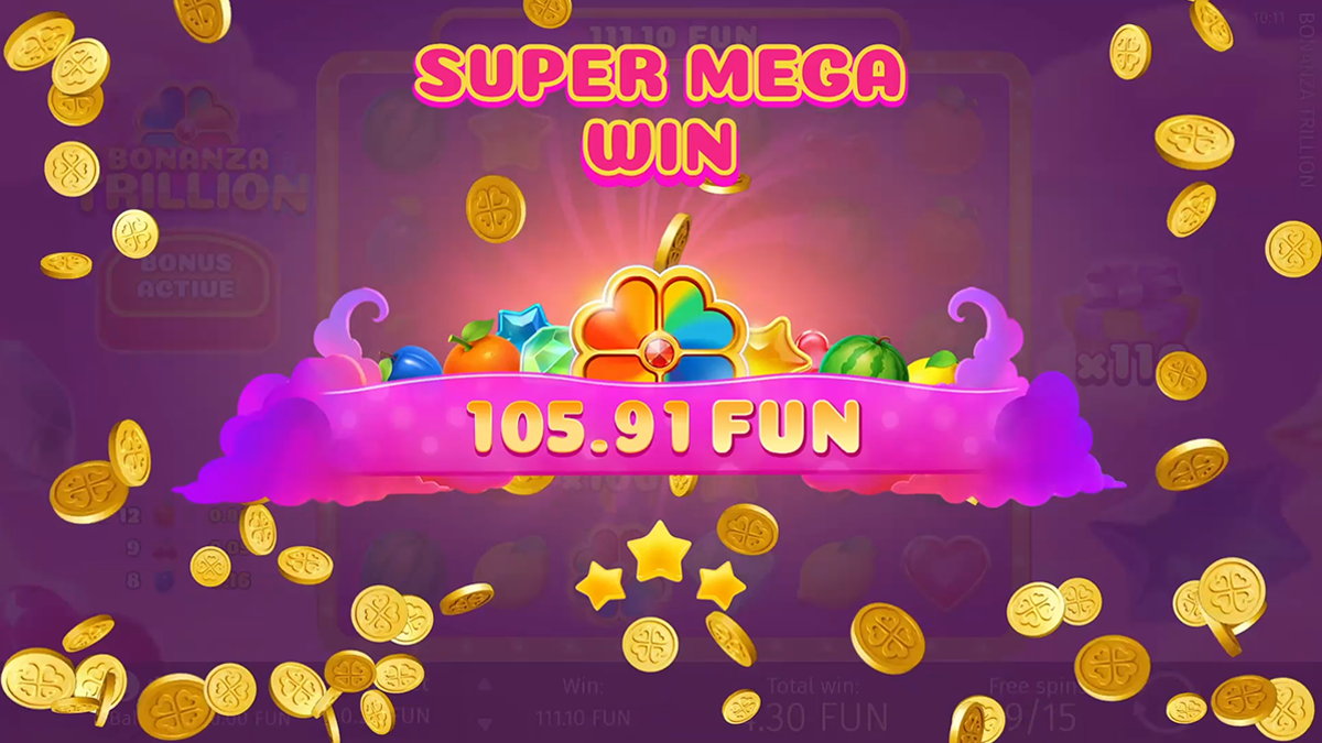 Bonanza Trillion big win