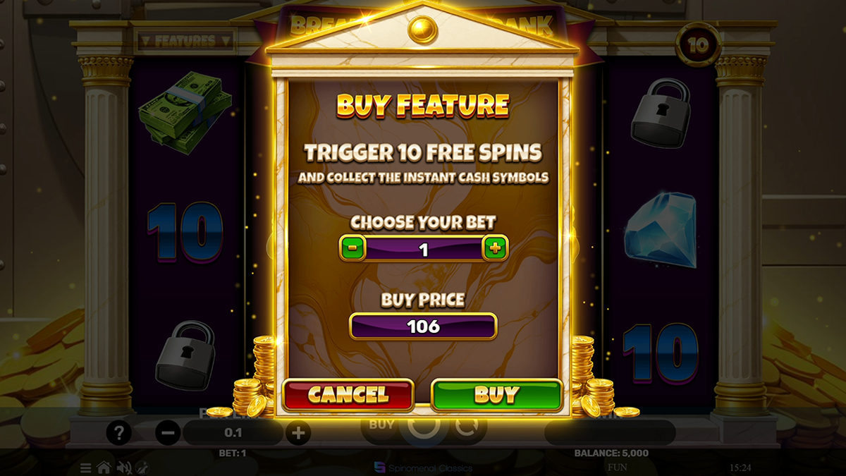 break the piggy bank bonus