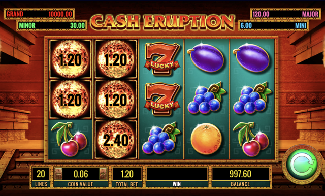 Cash Eruption screenshot