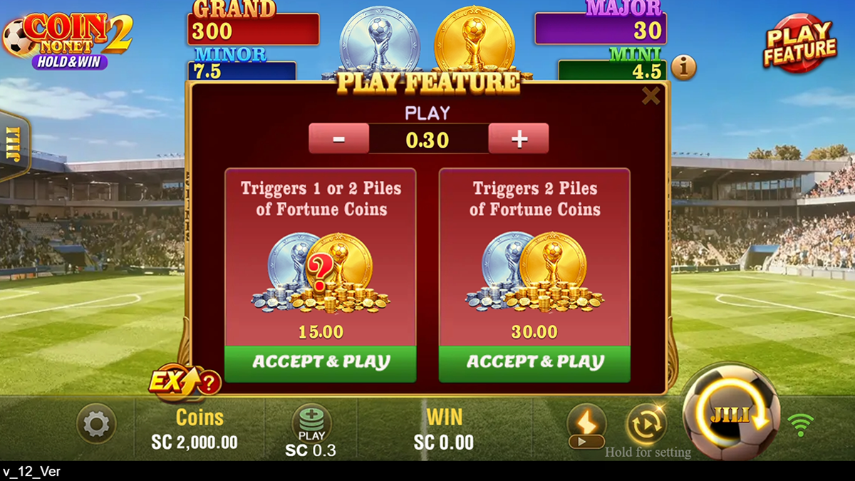 coin nonet 2 bonus buy