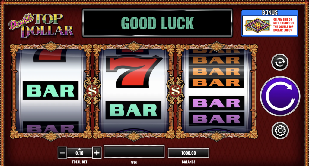 Double Top Dollar screenshot