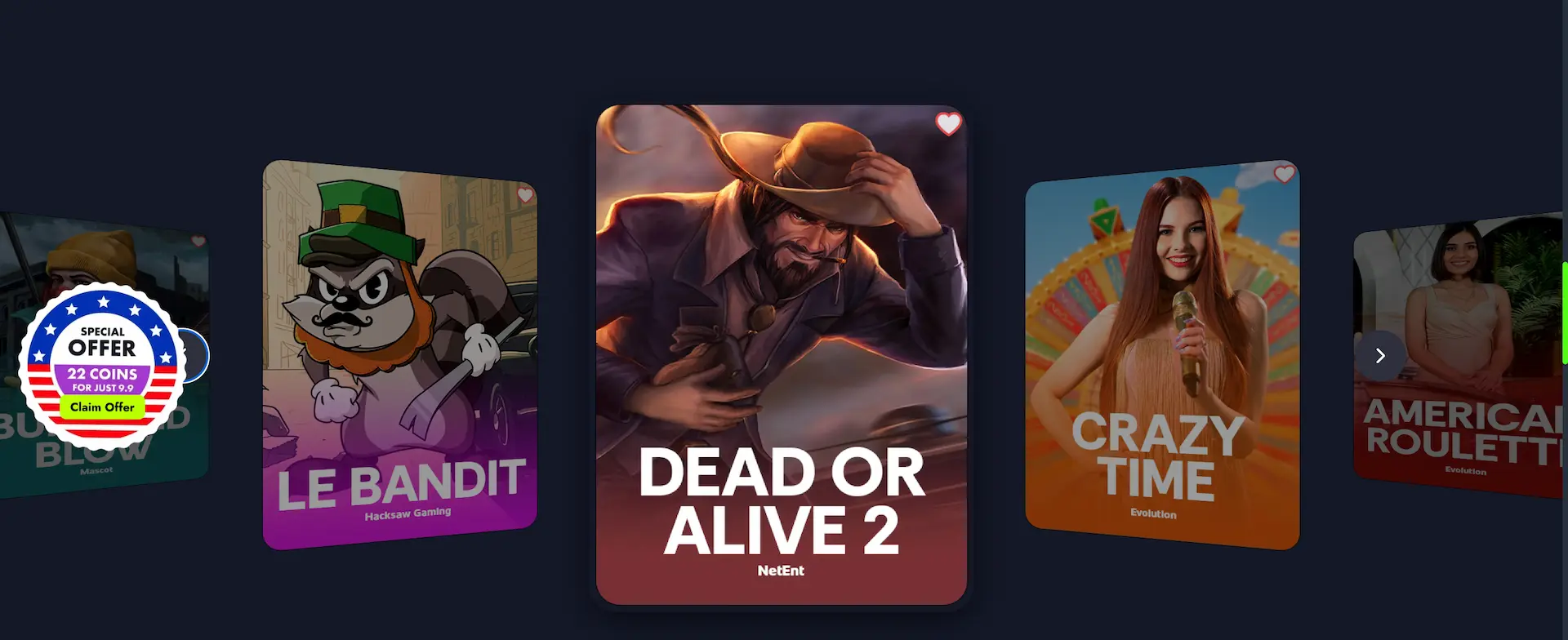 epicsweep casino game selection