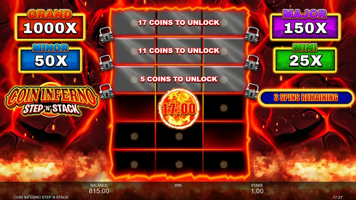 coin inferno step n stack during bonus