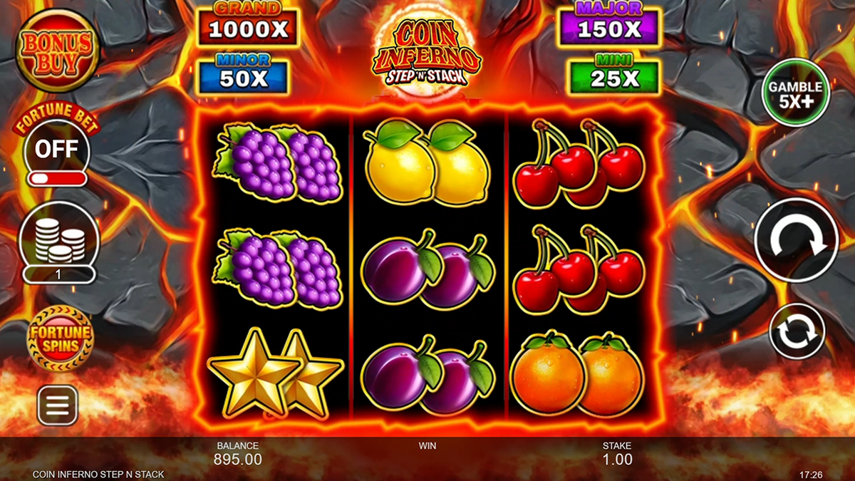 coin inferno step n stack normal