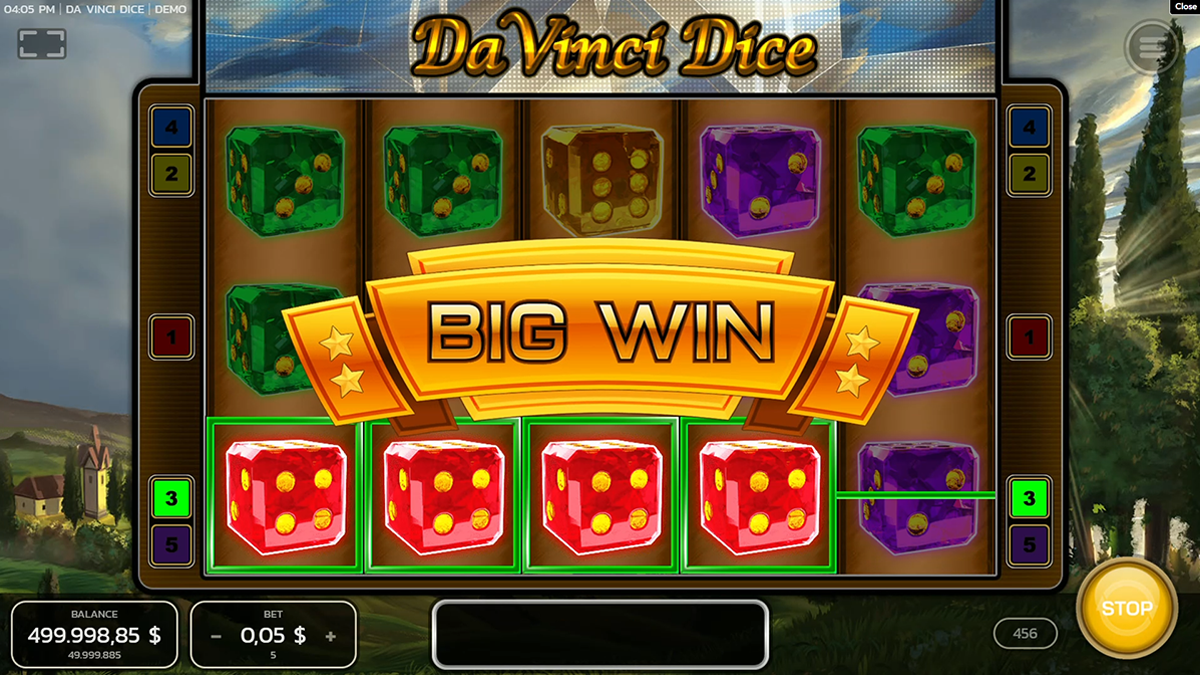 da vinci dice bigwin