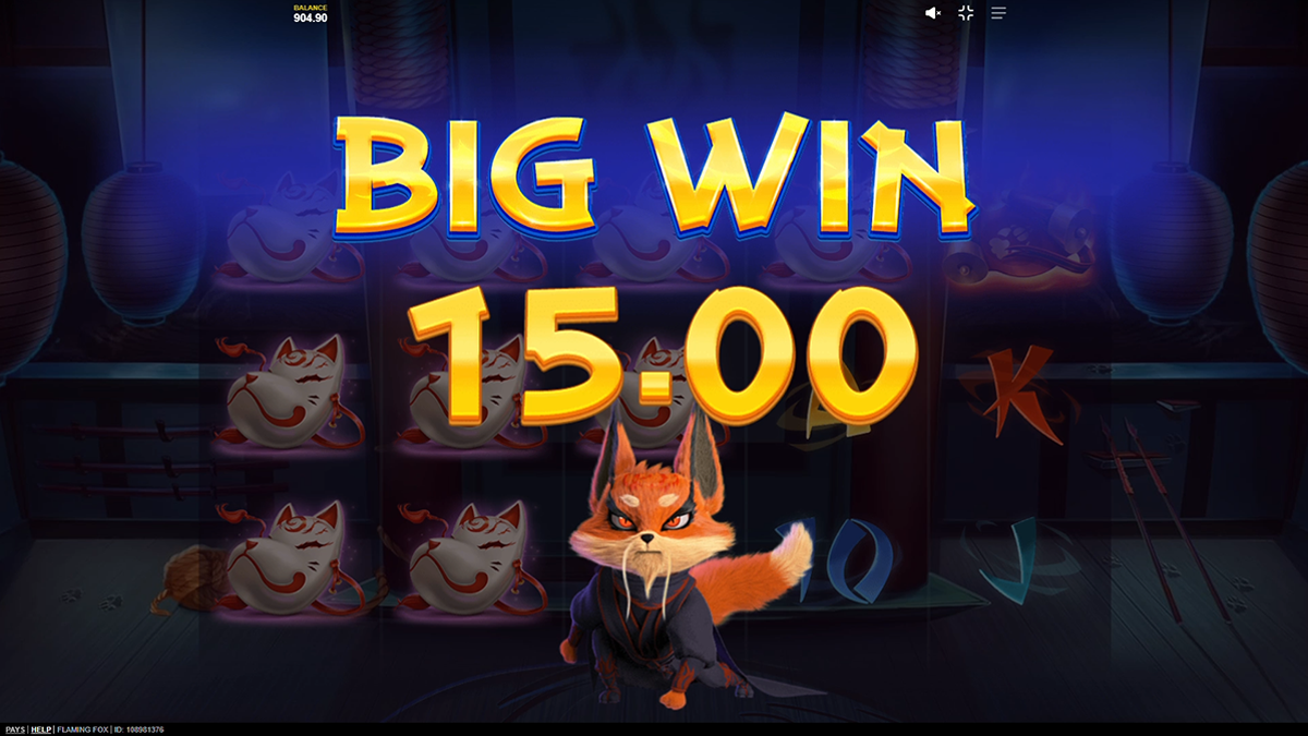 flaming fox bigwin