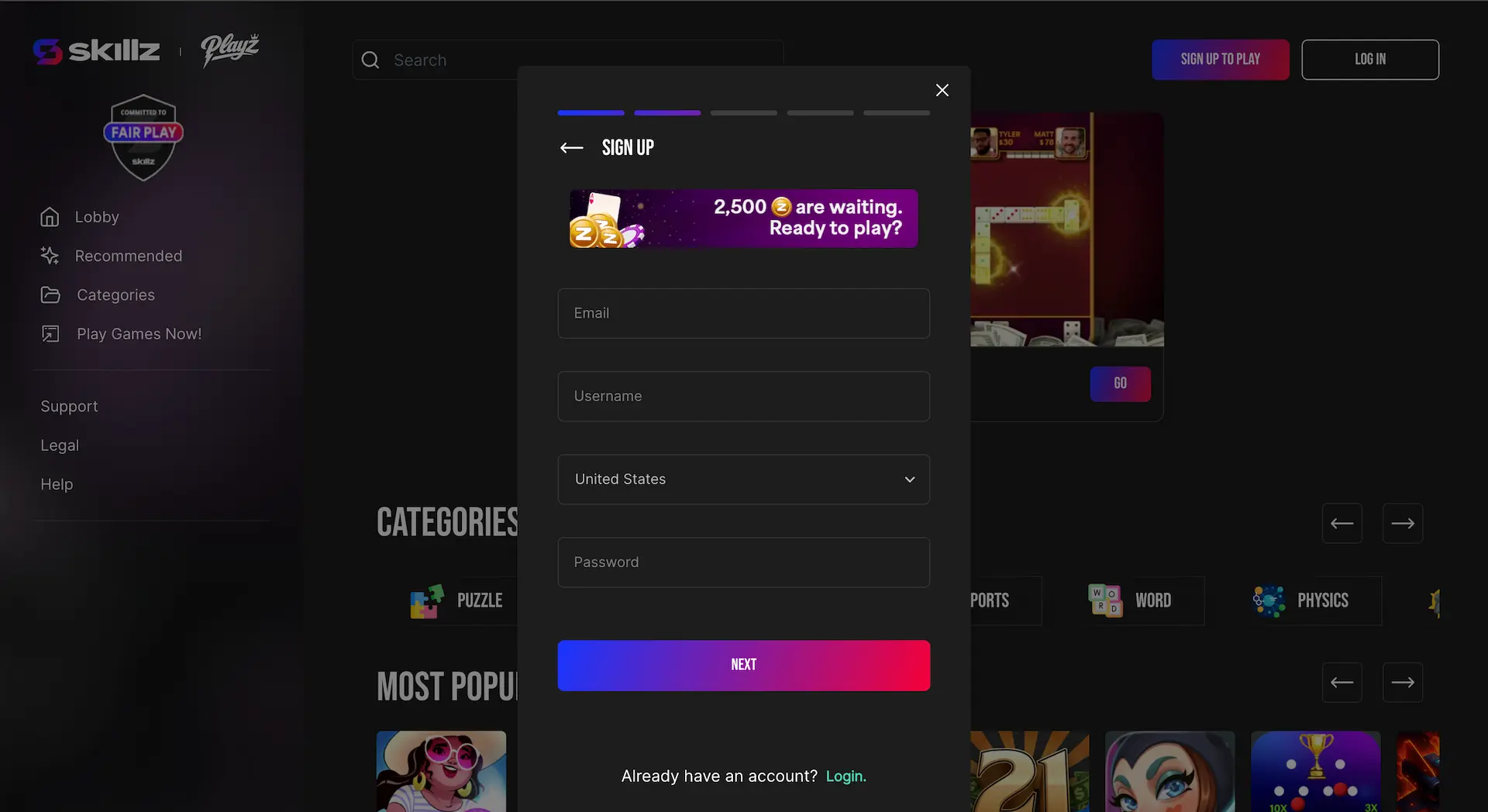how to claim dominoes gold no deposit bonus on skillz