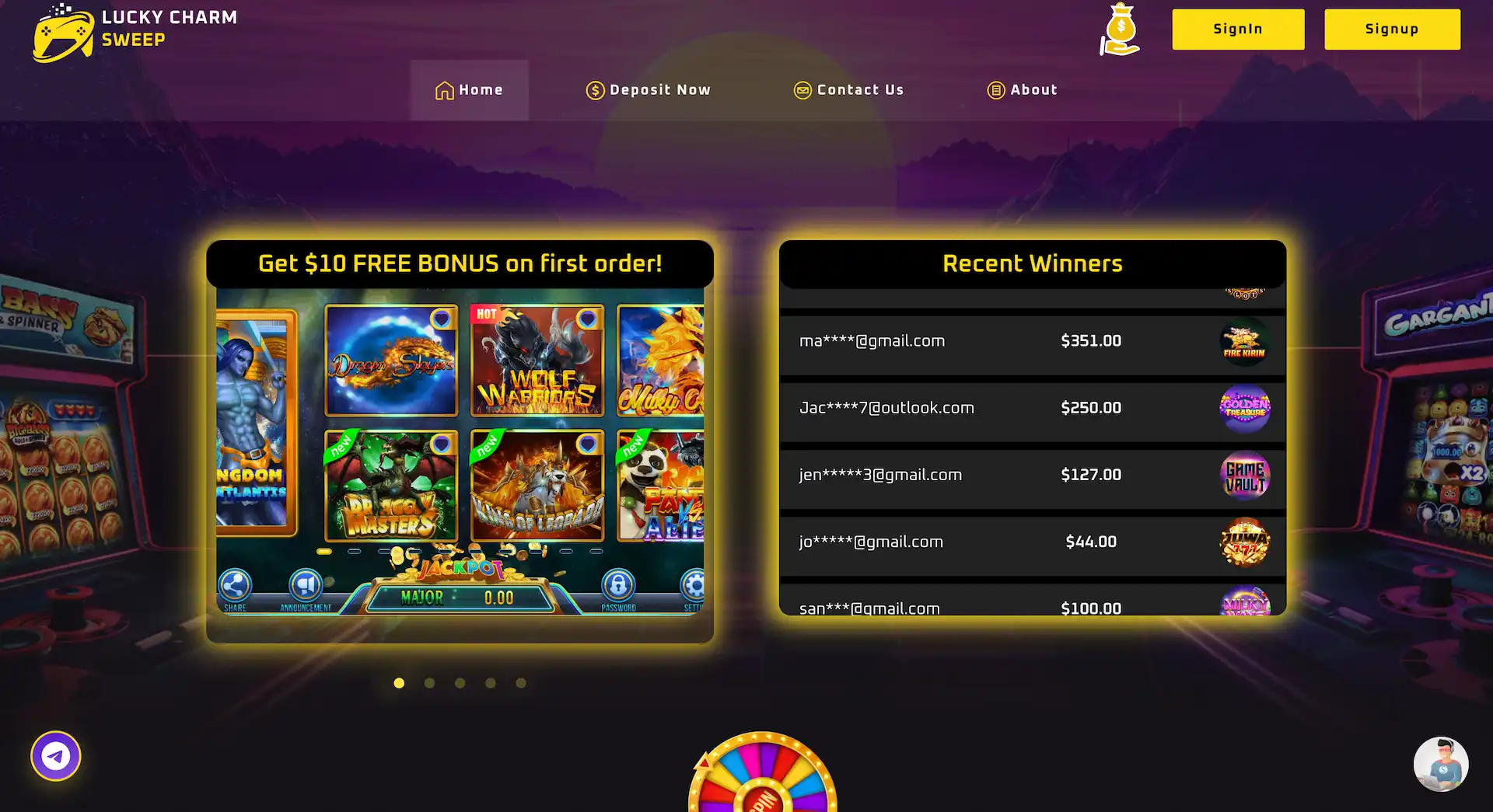 lucky charms sweepstakes casino